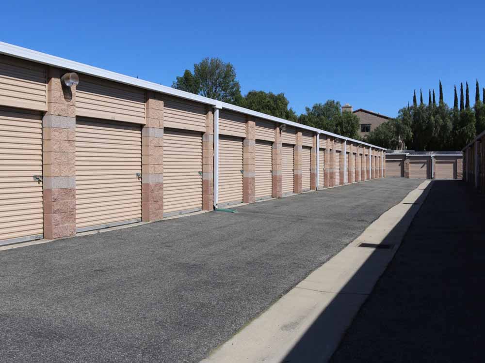 Drive up access at SoCal Self Storage in Simi Valley, CA