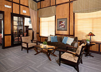 Our clubhouse at Camino Real in Rancho Cucamonga has plenty of space for gathering