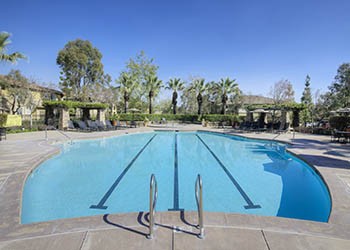 Swimming pool at Camino Real with swim lanes