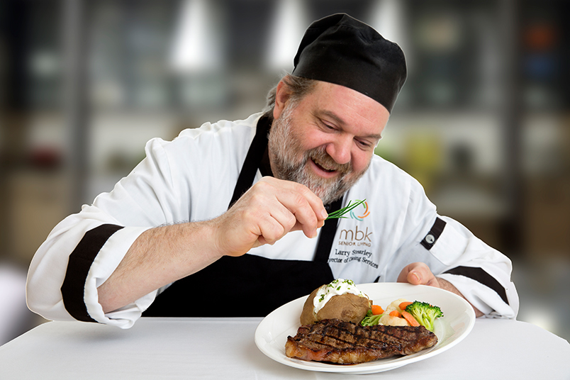 MBK's chef at the senior living community in Irvine