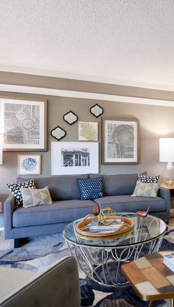 Floor plans of apartments in Fremont