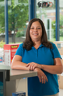 Team member Melissa at Virginia Varsity Transfer & Self Storage