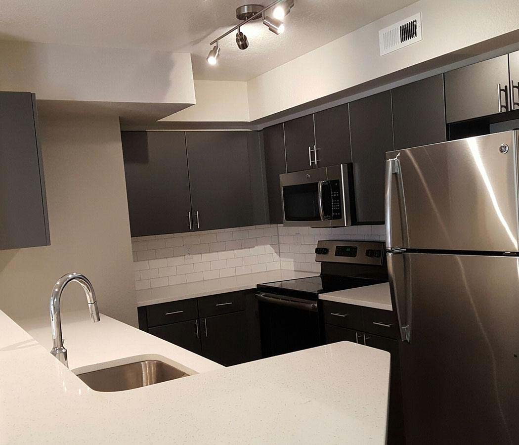 Spacious kitchen at TAVA Waters