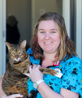 Vet tech at Lifetime Animal Care Center