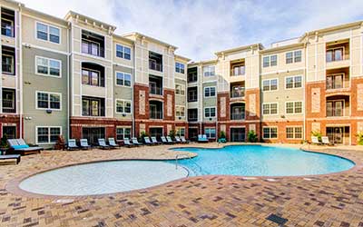 Poolside at The Marq at Weston in Morrisville, NC