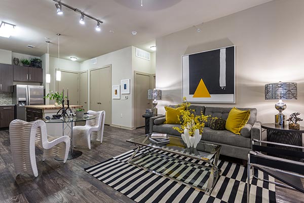 Apartment interior in Austin