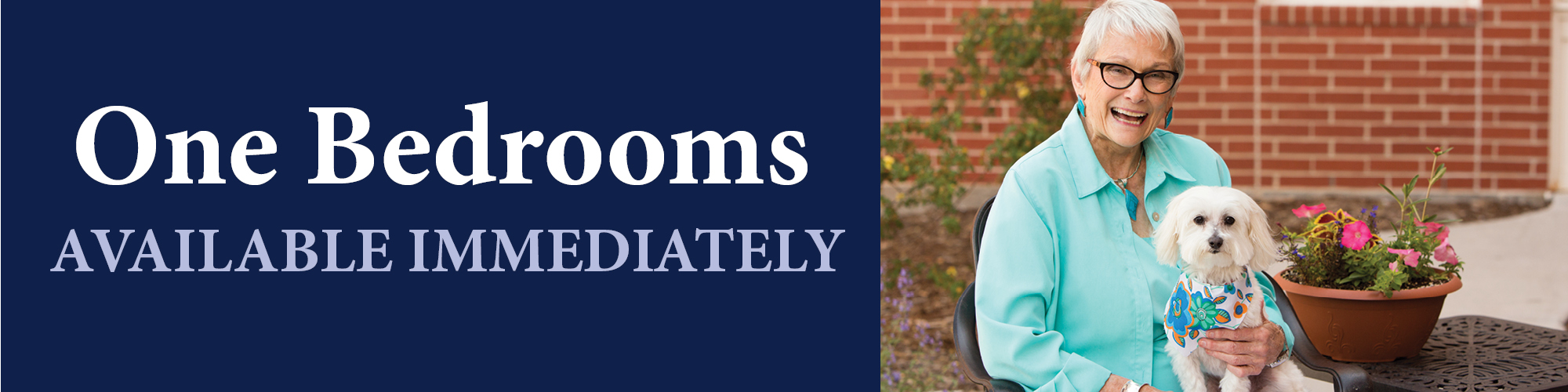 One Bedrooms Available Immediately