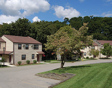 Exterior of Sherwood Townhomes