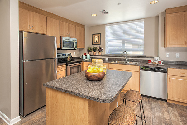 Upgraded features at Azure Apartment Homes in Petaluma