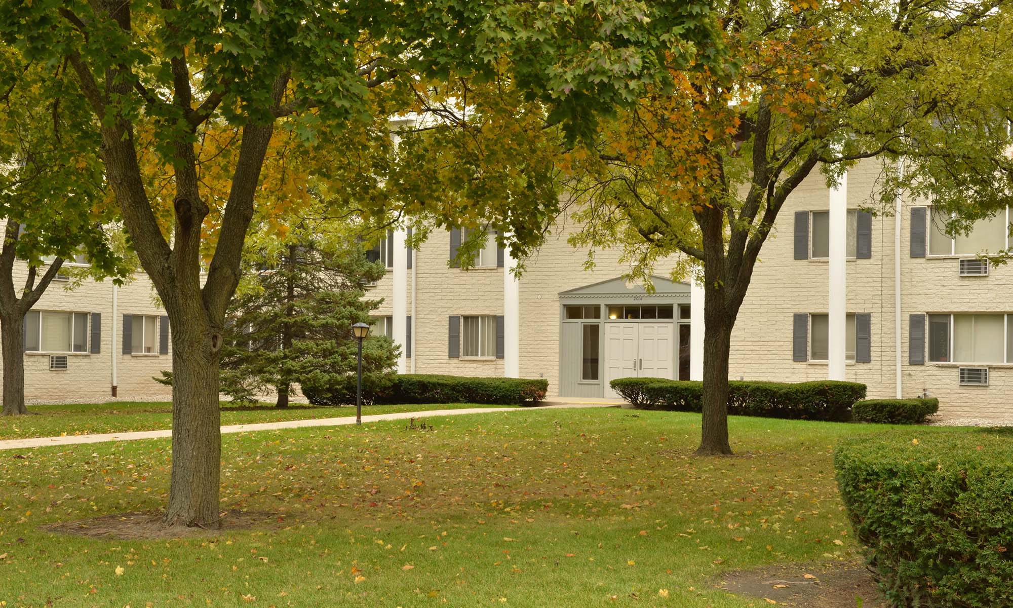 Swimming pool at apartments in West Allis, WI