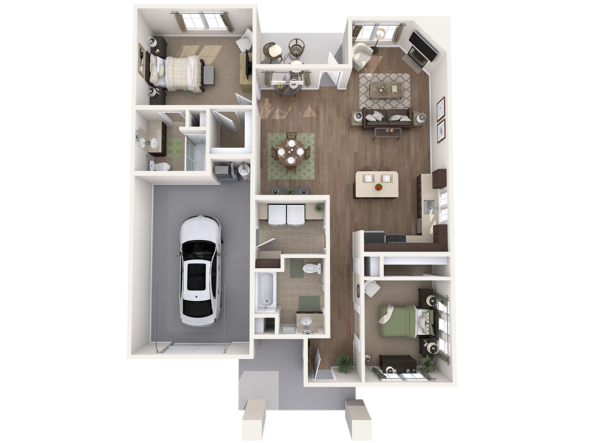 Senior Living Floor Plans The Park At Surprise Independent