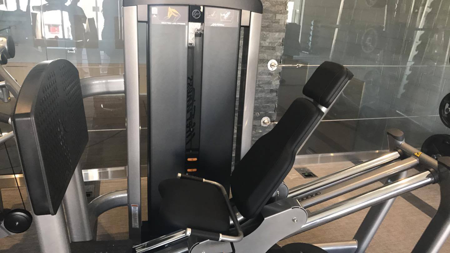 Pumping Iron in the gym - Leg press