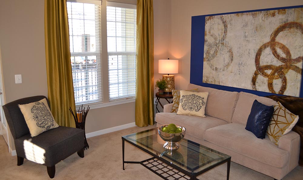 Living room at Potomac Square