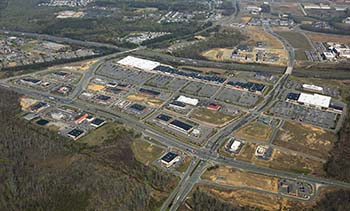 Aerial view of Cosner’s Corner