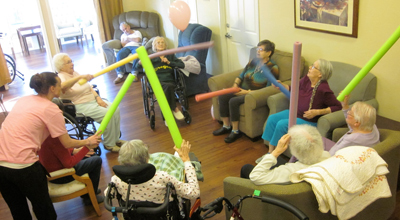 Fun and games at Chateau Gardens Memory Care