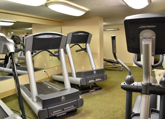 Exercise room at apartments in Norristown