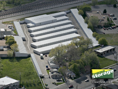Aerial view of Towne Storage