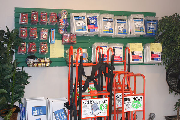 Packing supplies at Towne Storage in Clearfield, UT