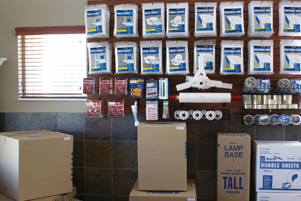Packing supplies at Towne Storage in Riverton, UT