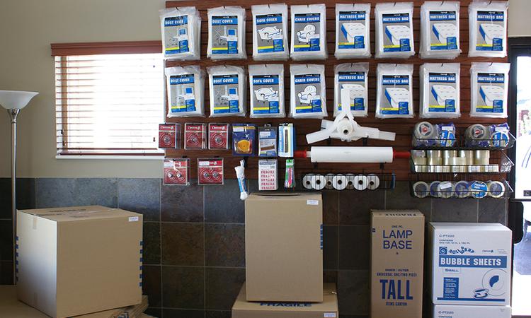 Packing supplies available for sale from Towne Storage