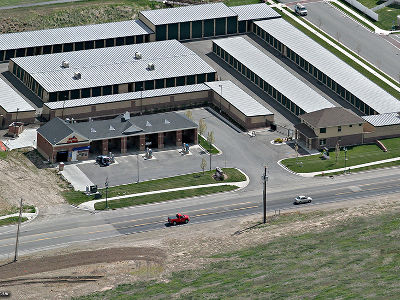 Aerial view of Towne Storage in Riverton, UT