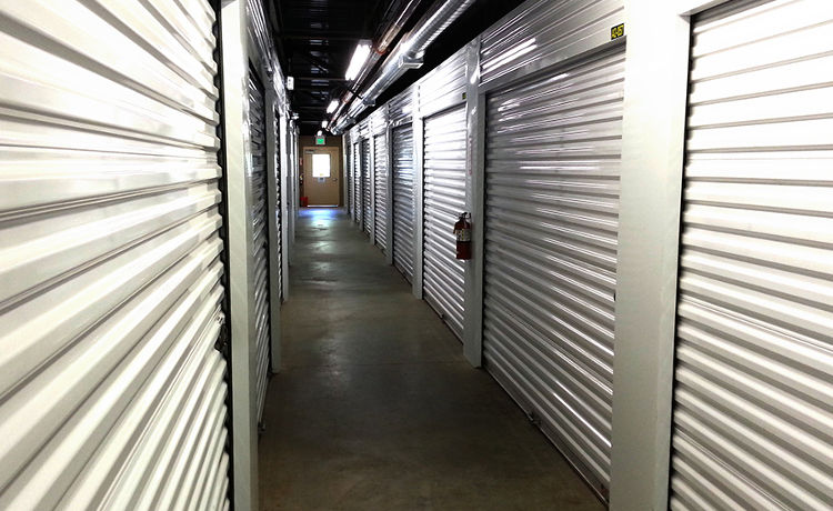 Units corridor at Towne Storage in Cottonwood Heights, UT