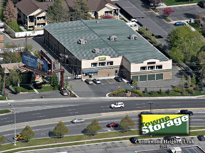 Aerial view of Towne Storage