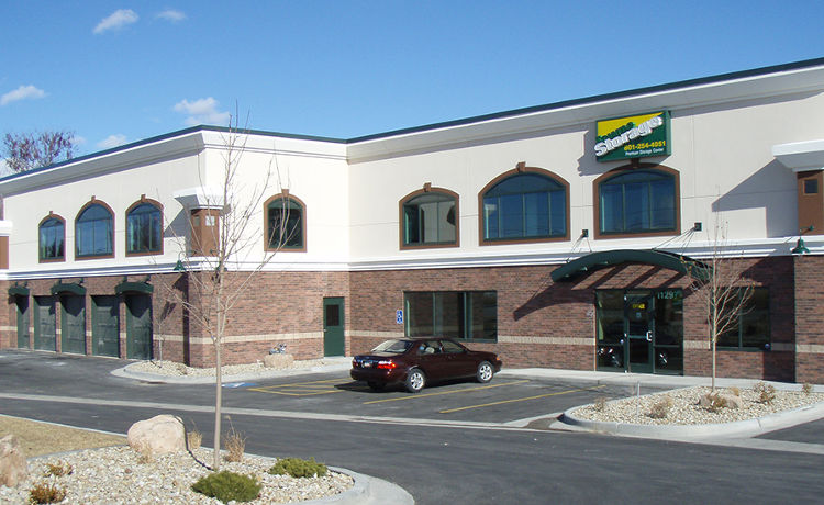 Office and parking lot at Towne Storage in South Jordan, UT