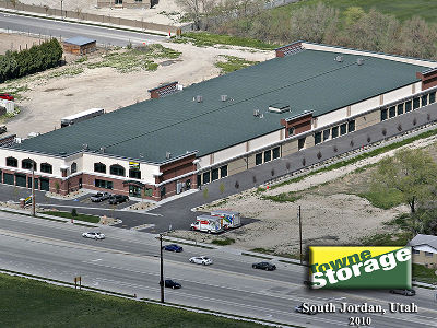 Aerial view of Towne Storage in South Jordan, UT
