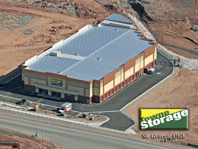 Aerial view of Towne Storage in St George, UT