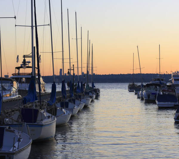 Docks in the neighborhood of Kirkland senior living