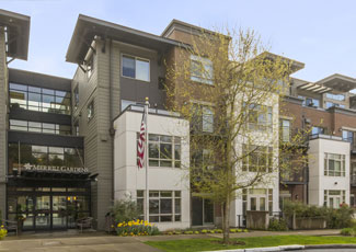 Exterior of Seattle senior living facility