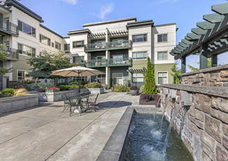 Exterior of Tacoma senior living facility