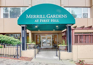 Exterior of Seattle senior living facility