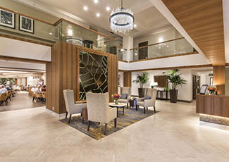 Lounge of our senior living facility in San Diego