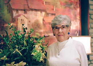 Happy resident at senior living in Rocklin