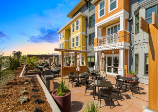 Exterior of Oakland senior living facility