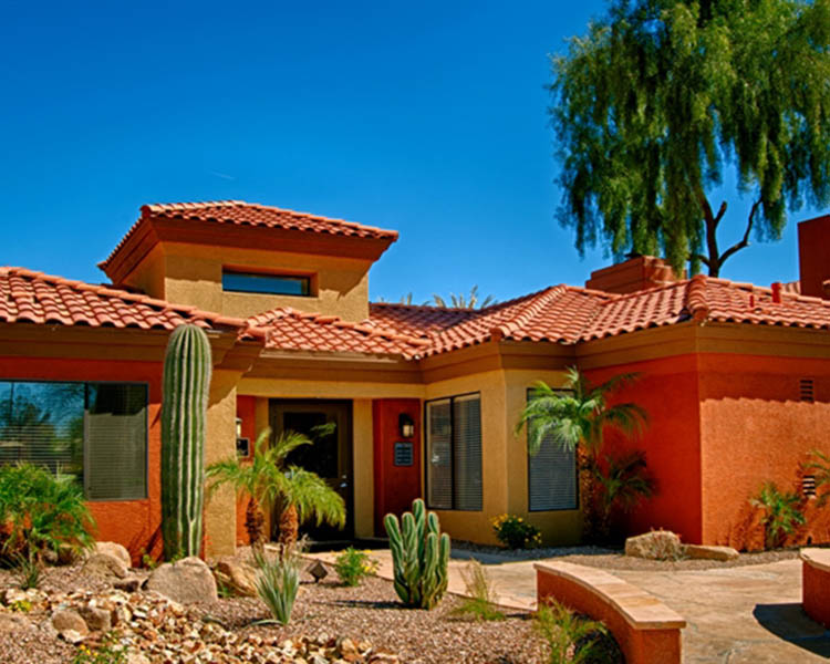 Front entrance at Sonoran