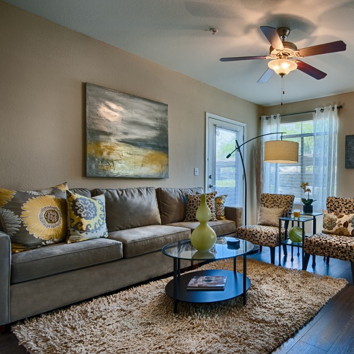 Living room at The Heritage