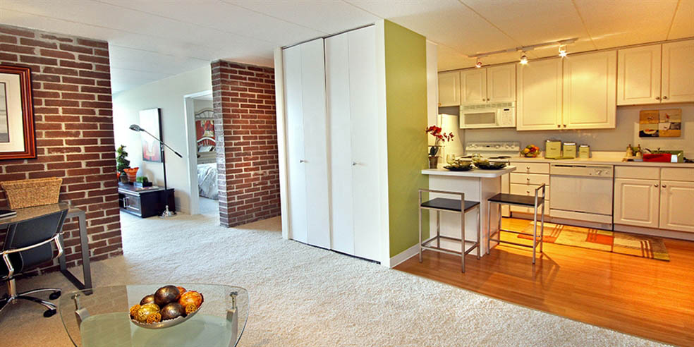 Kitchen at Jefferson Hills Apartments