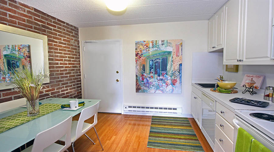 Kitchen at Jefferson Hills Apartments