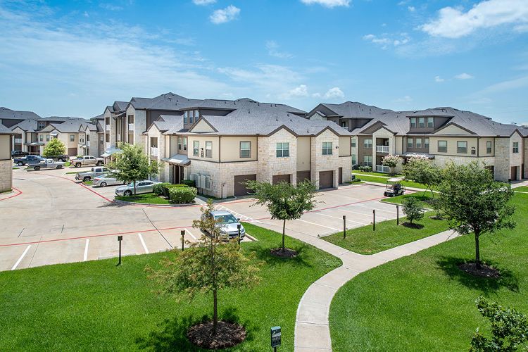 Apartments aerial view at Avana Brazos Ranch Apartments in Rosenberg
