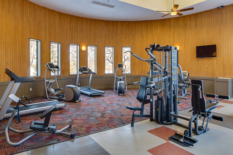 Fitness center at Avana on Seven Apartments in St Louis Park