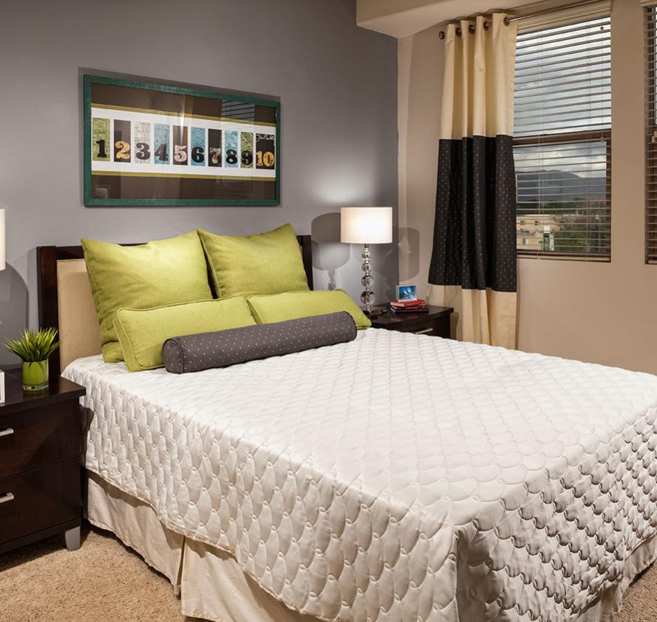 well decorated Bedroom at Avana North Hollywood Apartments in North Hollywood