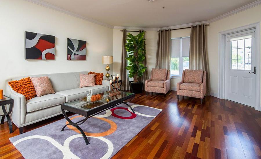 Living room at Avana Abington Apartments