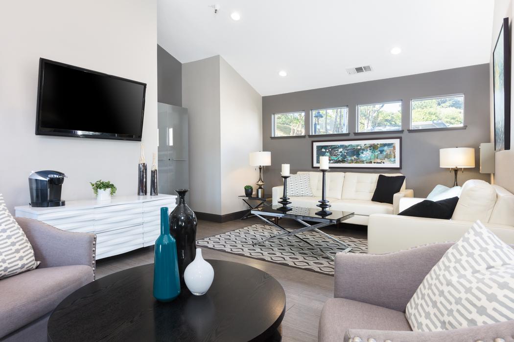 Living room at Skyline Heights Apartments in Daly City