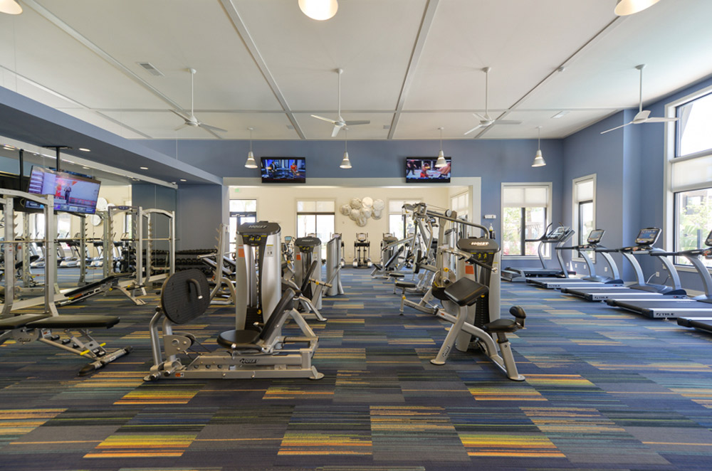 State of the art fitness center at Cabana Club and Galleria Club