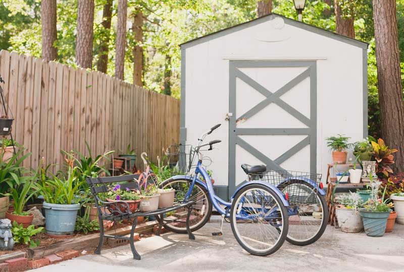 Garden area at The Village at Summerville