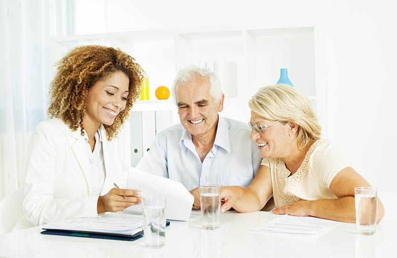 Seniors planning with helpful staff at Presbyterian Communities of South Carolina
