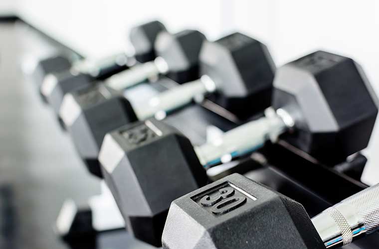 Stay strong and healthy at the gym at The Maverick
